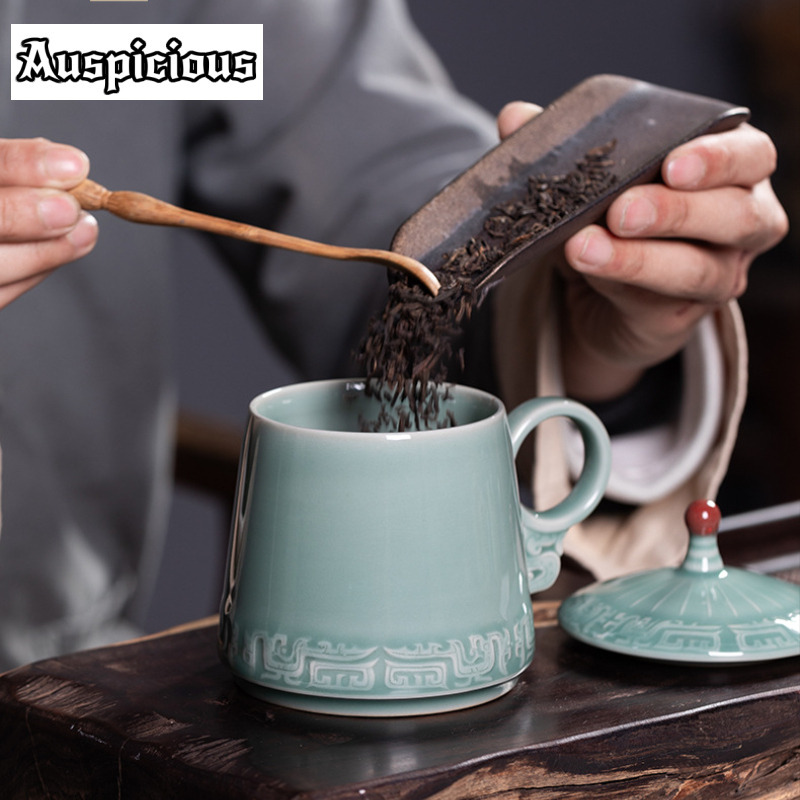 395ml Longquan Celadon Bronze  - Celadon Ceramic Cup review and price