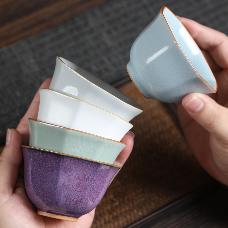 Five Famous Kilns 5 Cups Tea S - Celadon Ceramic Cup review and price