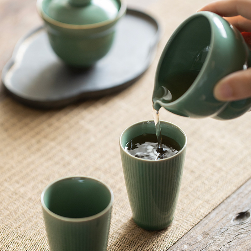 90ML Yue Kiln Celadon Tea Cup  - Celadon Ceramic Cup review and price