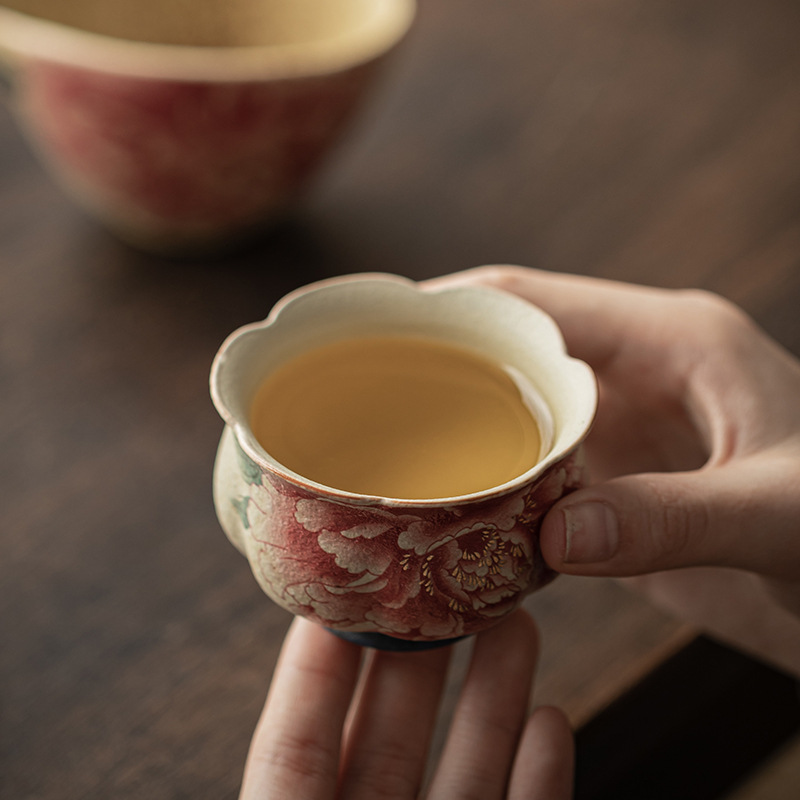 Ceramic Tea Cup Home Teacup Fl - Celadon Ceramic Cup review and price