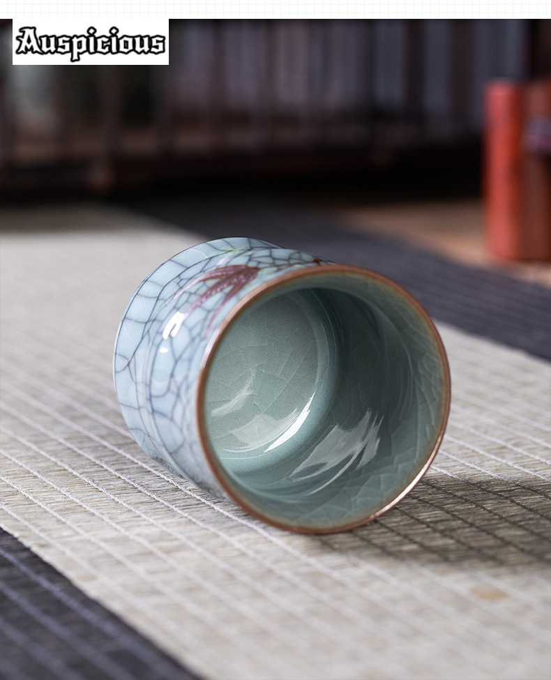70ML Creative Bamboo Leaf Shap - Celadon Ceramic Cup review and price